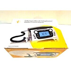 Talking caller ID Telephone Radio/Clock/Alarm (see Photos)